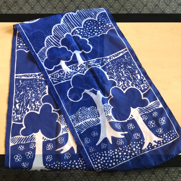 Vintage mod sheer scarf - Picture 1 of 1